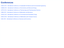 Tablet Screenshot of conference-site.com